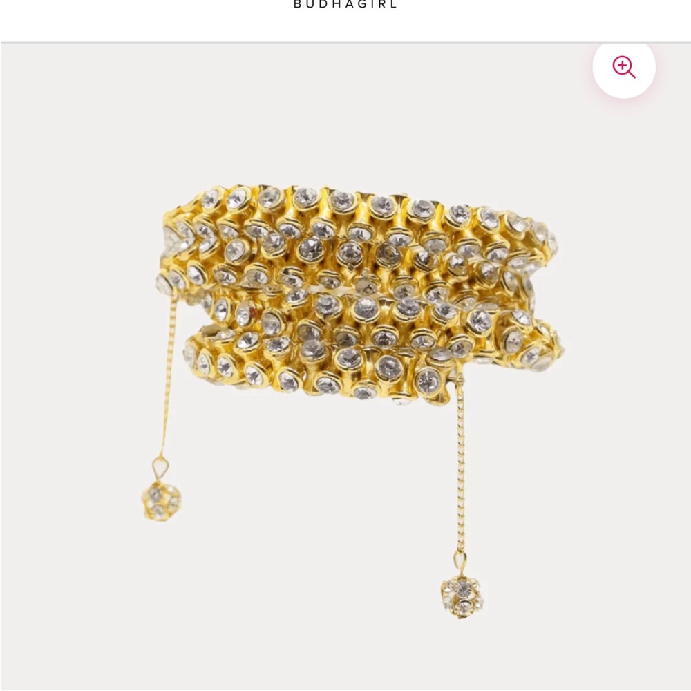 NWT Budhagirl Crystal Wrap Bracelet
